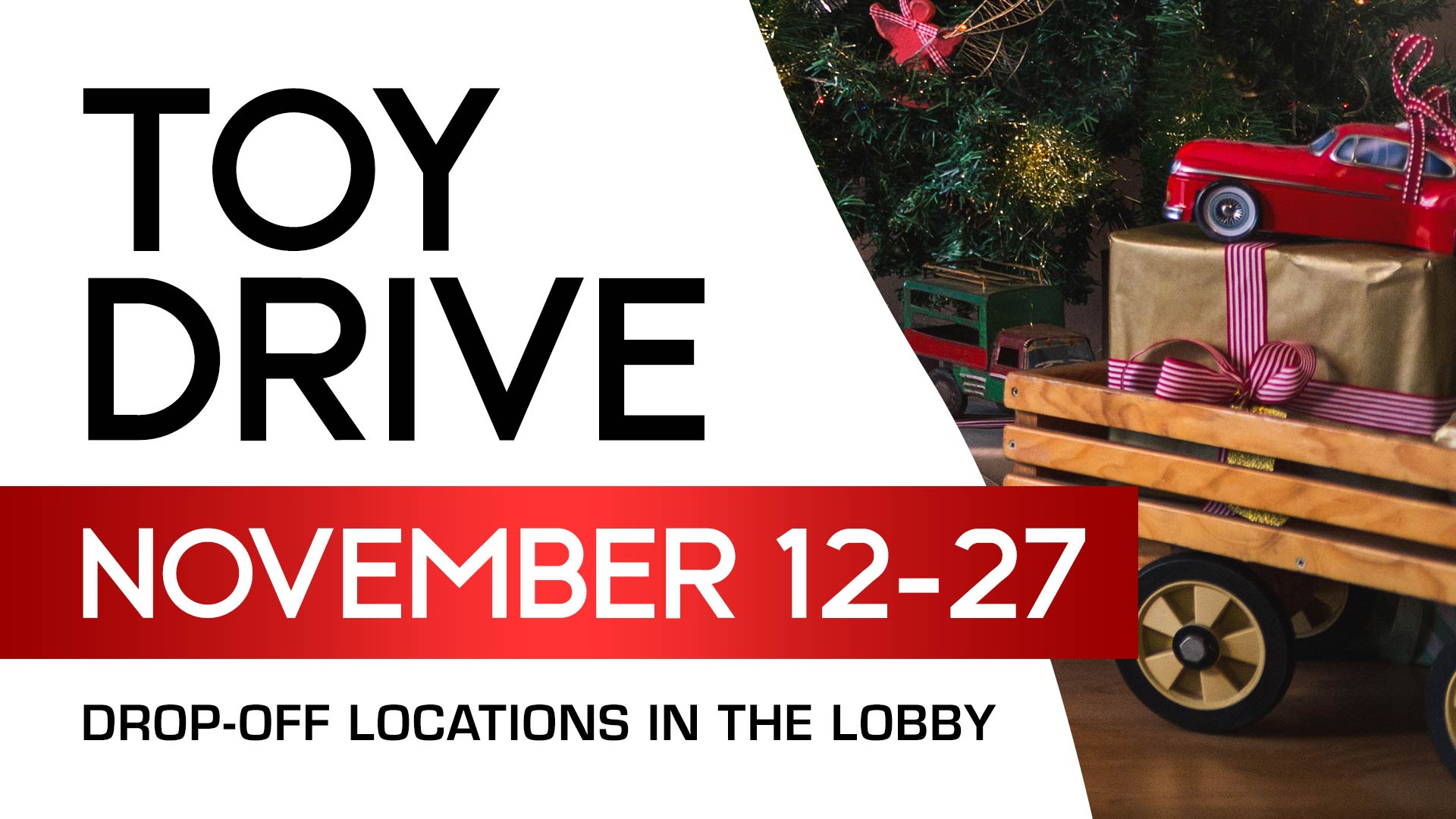Toy Drive – Nov. 12-27