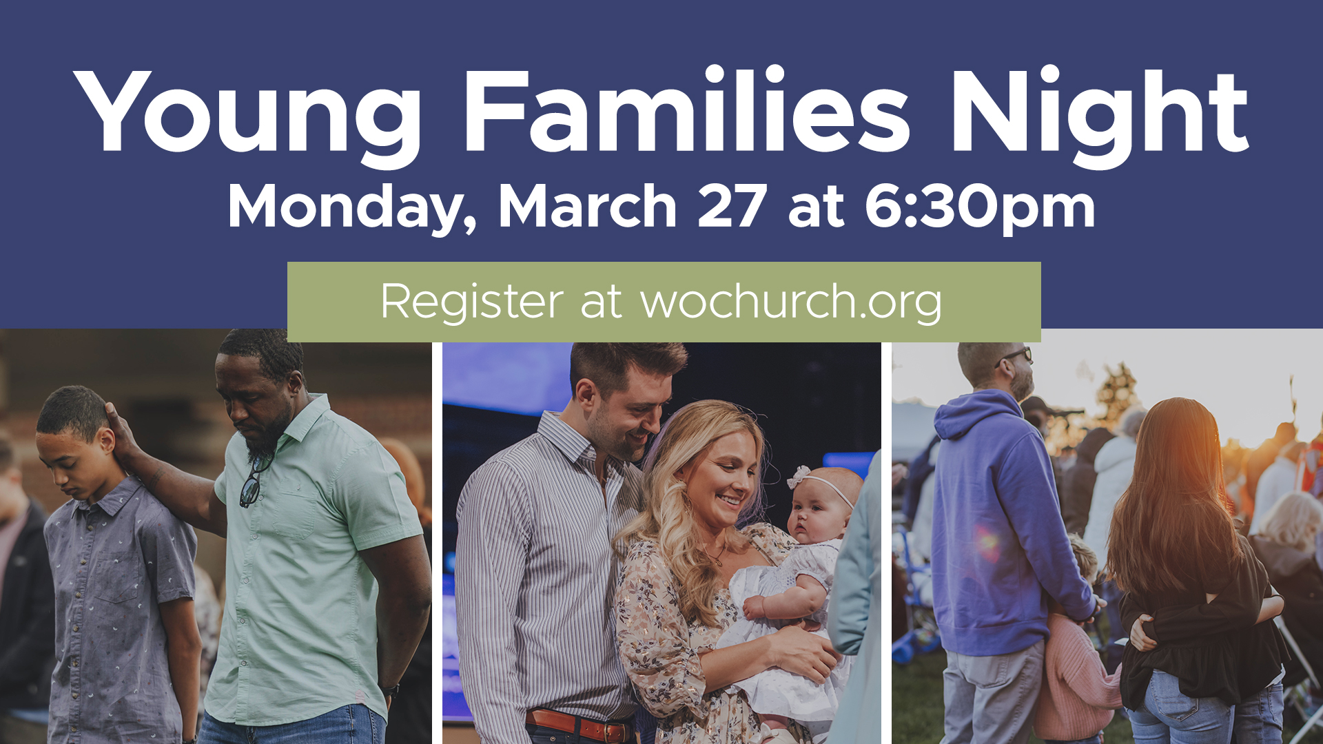 Young Families Night – March 27