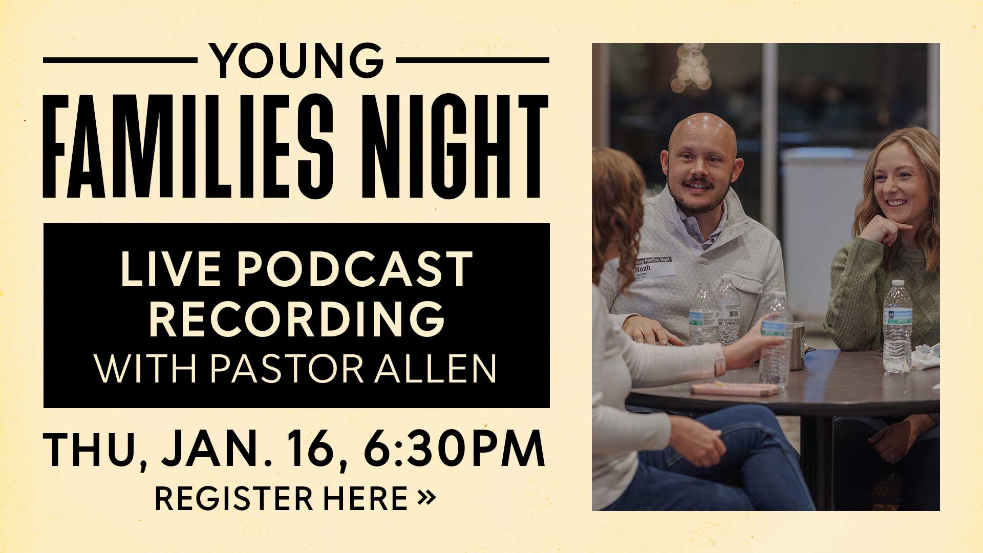 Young Families Night – Jan. 16