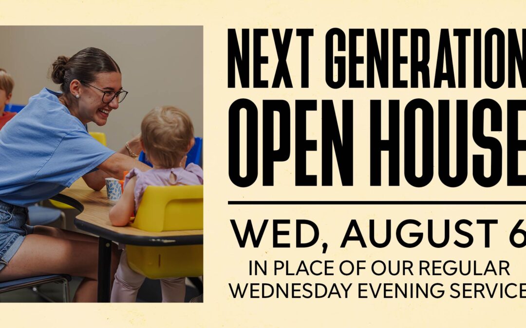 Next Gen Open House Aug. 6